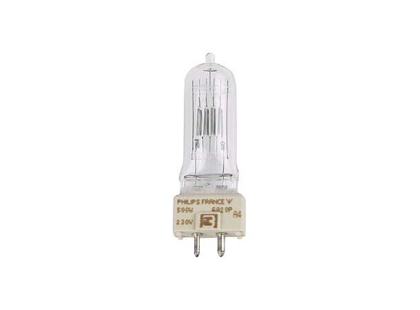 GE T/27 230V/650W GY-9,5 400t3050K erstatter Philips 6823P 